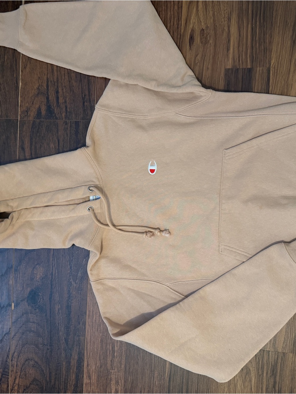 Champio Beige Pullover Hoodie - Casual Everyday Sweater